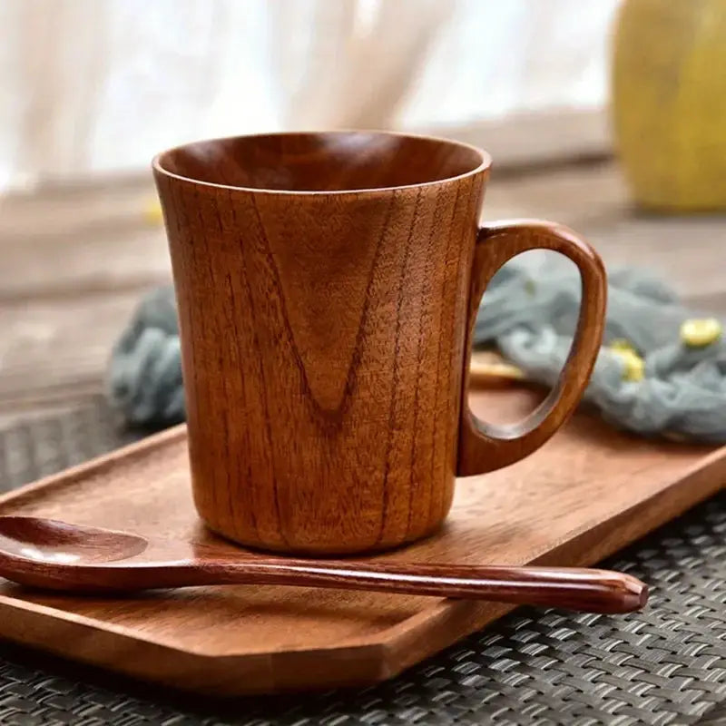 Дерев’яна еко-чашка з ручкою Dimwood