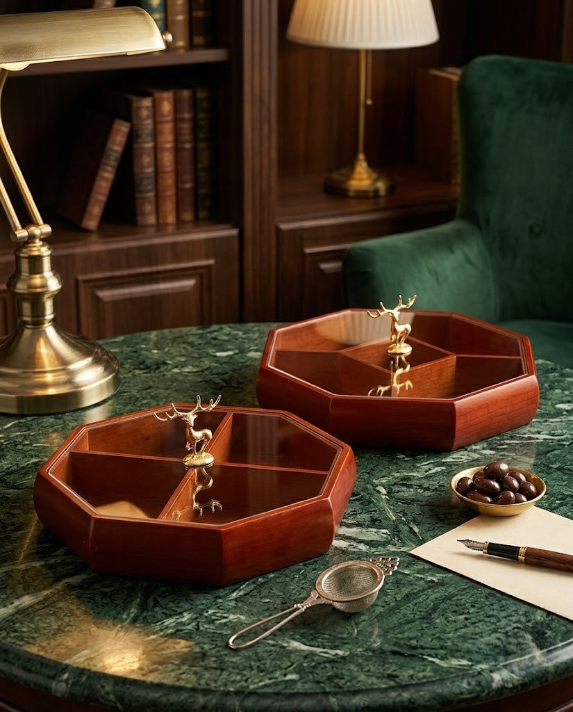 Сервірувальна коробка 25 см з кришкою (менажниця)