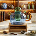 Стильний термостійкий скляний чайник Dimwood