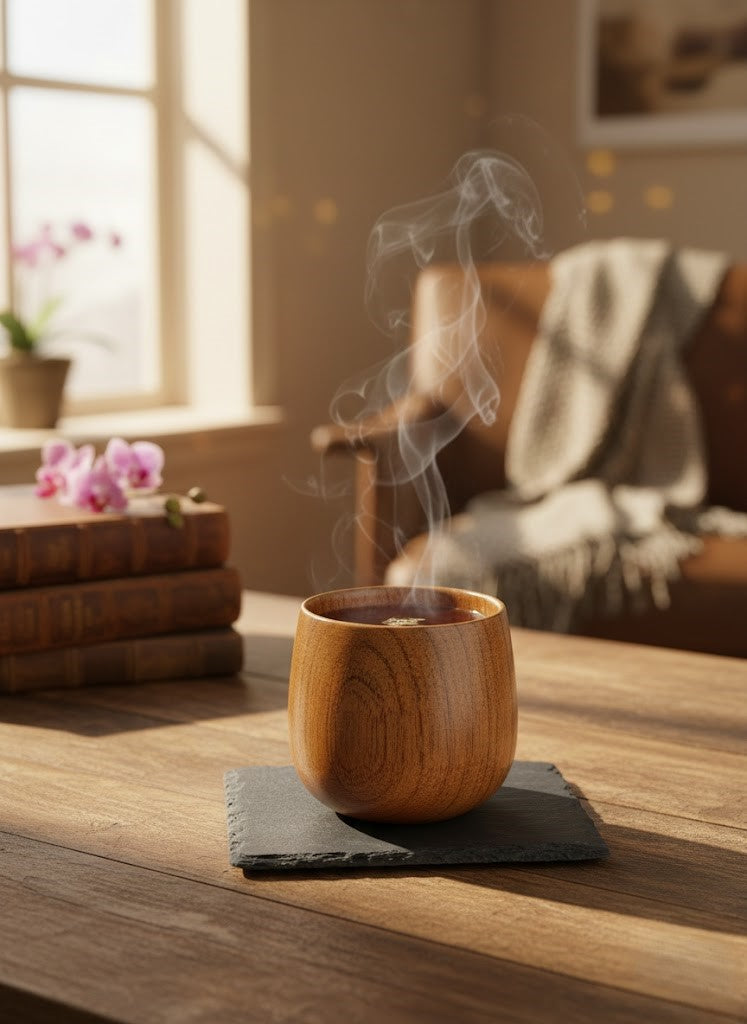 Дерев’яна чашка з гладкою текстурою Dimwood